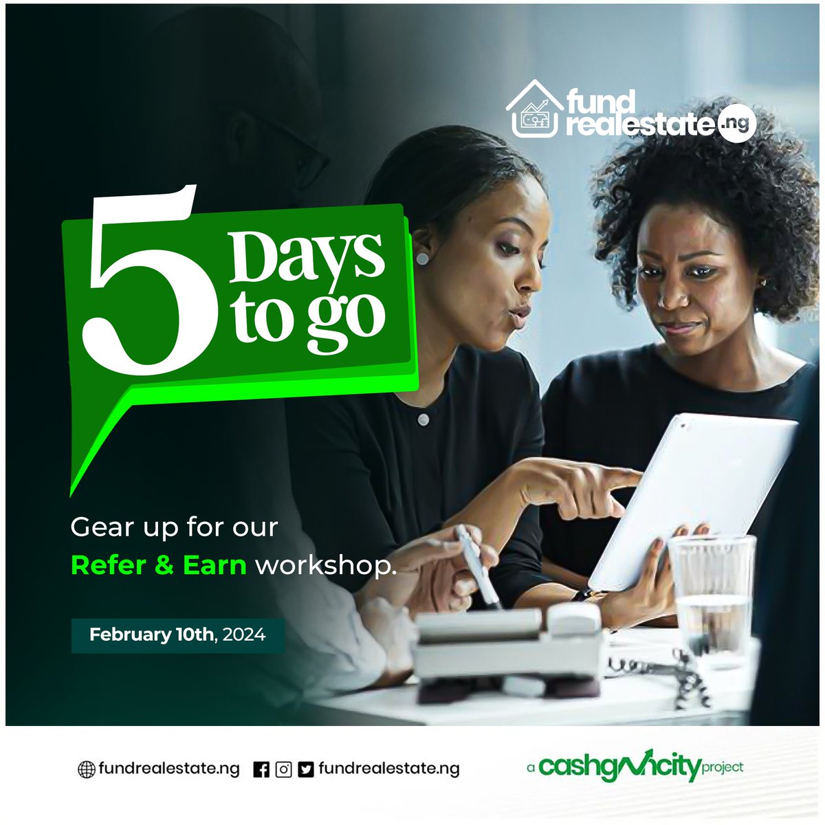 TeamLtdGlobal's tweet photo. 🔥 Ready for a transformation? 
The Refer &amp; Earn Workshop is YOUR ticket to a thriving Real Estate career and life of passive income. 

Don't let this opportunity slip away – join us as the countdown ticks away ⏰!

Chat Joseph on +2349053615005 for your seat reservations https://t.co/deW9egfvyE