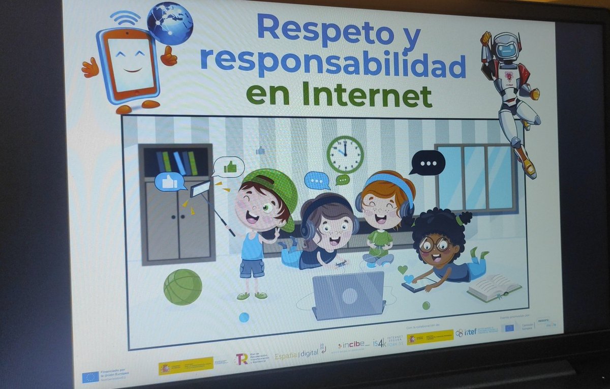Todo preparado para comenzar con el taller del <a href="/INCIBE/">INCIBE</a> para celebrar #SID2024 !!
