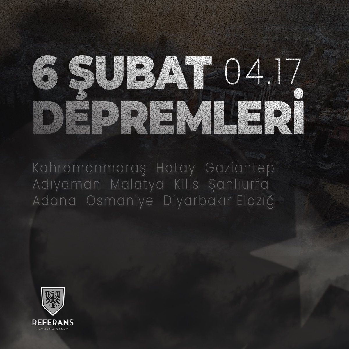 6 Şubat’ın 1. yılında depremde hayatını kaybeden yurttaşlarımızı rahmetle anıyoruz.

Millet olarak geçirdiğimiz zor günleri ve acılarımızı hep hatırlayacağız.