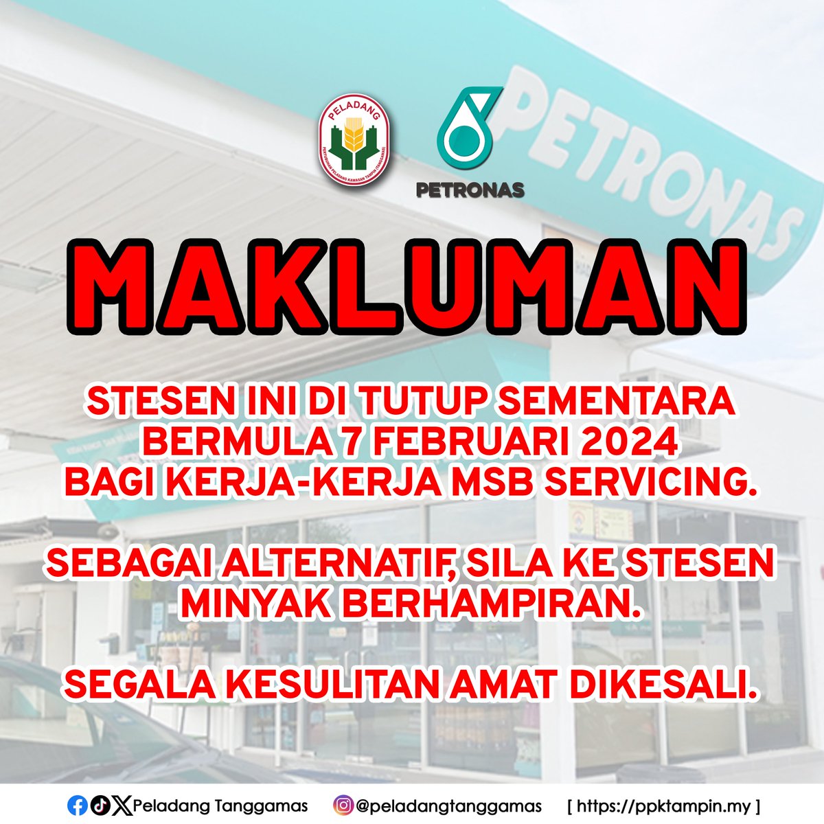 MAKLUMAN
.
#LPPMalaysia
#LPP4Farmers
#PerkasaPeladang
#KeluargaPeladang
#KPKMMalaysia
#MalaysiaMadani
#CukupdanTerjamin
#demipertiwi
#hppnk2023
#ppktampintanggamas
#kitosatupasukan