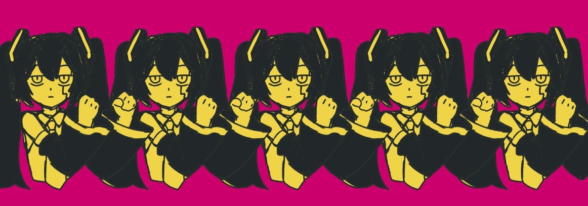 初音ミク 「Bling-Bang-Bang, Bling-Bang-Bang, Bling-」|風船猫のイラスト