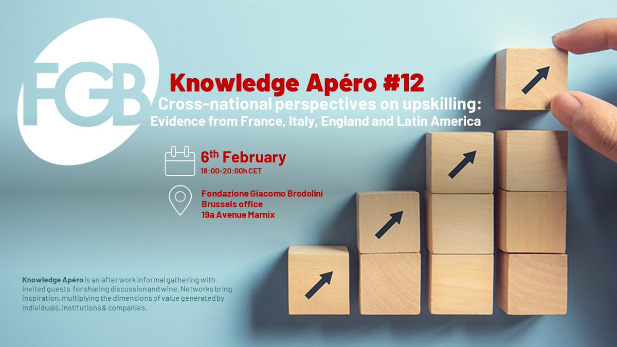 📌Are you interested in #upskilling? Find out different strategies and engage with experts discussing the approaches of France, Italy, the UK and Latin America🗓️Brussels, 6th February 👉 eventbrite.be/e/cross-nation… #education #industry #policymakers #learning #professionaldevelopment