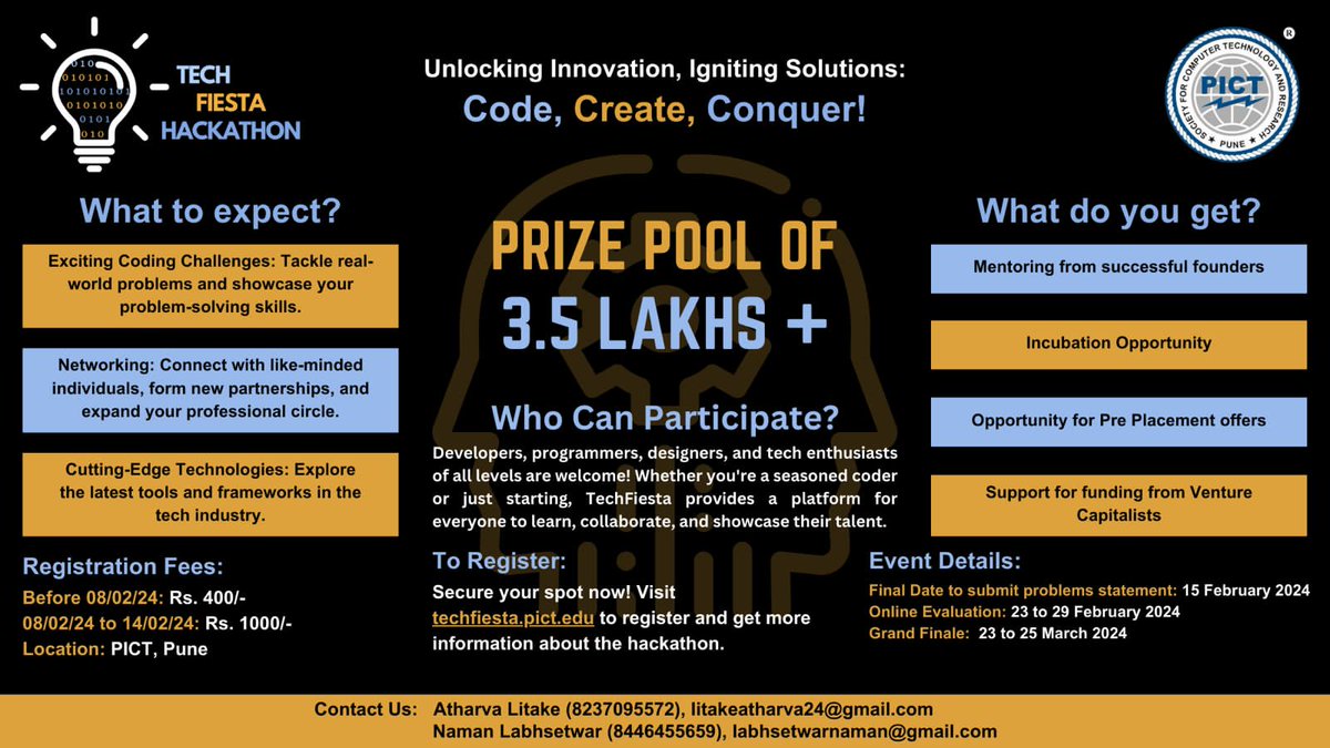 Pune Institute of Computer Technology (PICT) tweet media