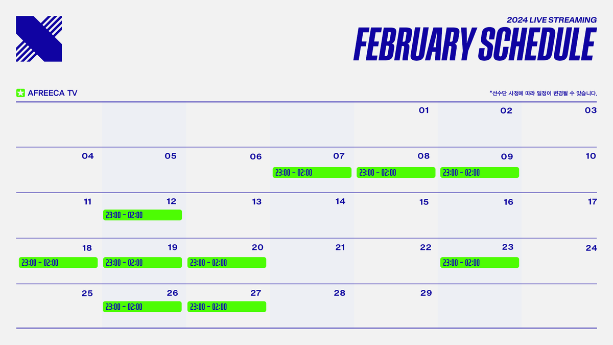 DRX_LCK's tweet photo. DRX 1군 선수들의 2월 방송 일정 공지드립니다.
Here’s DRX players’ February streaming schedule.

📺 DRX Rascal - https://t.co/uhfk572yxO
📺 DRX Sponge - https://t.co/7qlGkgIyxV
📺 DRX SeTab -https://t.co/ECSeV6W62c
📺 DRX Teddy - https://t.co/JiUTCz8K1H
📺 DRX Pleata - https://t.co/LGwEzn9Bdj

#DRXWIN #EnjoyChallenge