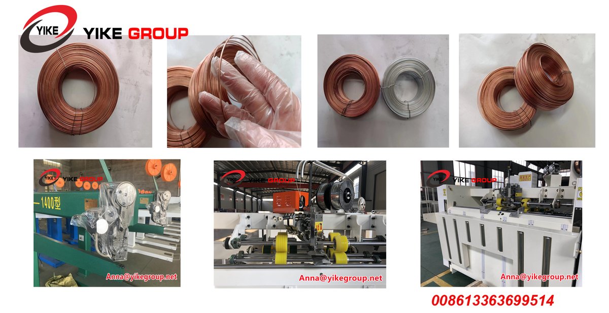 YIKE_GROUP's tweet image. Copper wire or Copper wire, specially used on Stitcher machine for making corrugated Carton

Any require pls call us

Whatsapp：008613363699514

Anna

#Copperwire #FlatWire #StitcherMachine
#stitchingmachine #semiautomaticstitchingmachine #cartonbox