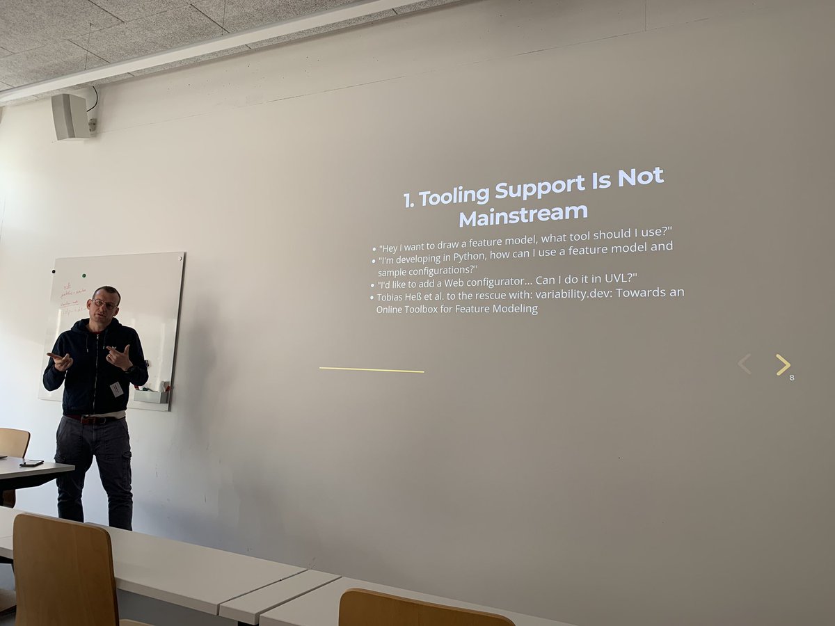 GPerrouin's tweet photo. So I am posting slides in random order ๐ @vamosconf #modevar https://t.co/BDaKNJGiSS