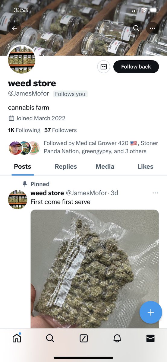 #StonerFam #CannaLand #CannabisCommunity #Growmies  here’s another thieving scammer to add to the list watch who you follow