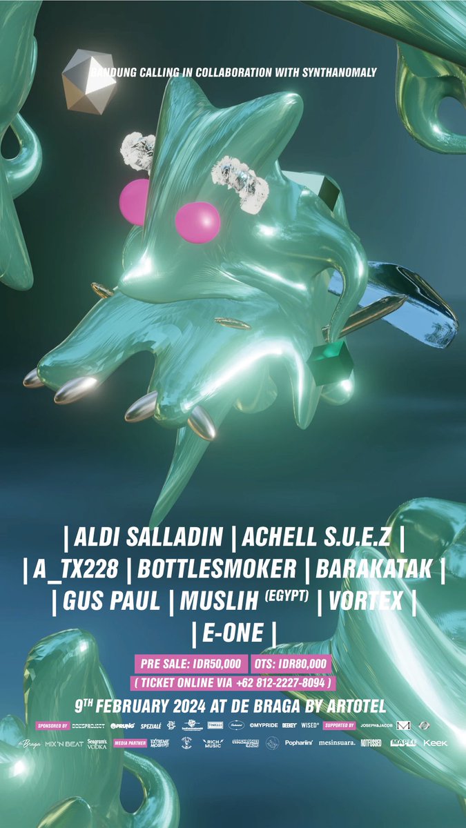 Setelah sekian lama, akhirnya keseruan kembali lagi!

<a href="/bandungcalling/">Bandung Calling</a> mempersembahkan: Bandung Electronic Calling

Catat tanggalnya dan sampai bertemu hari Jumat di lantai dansa!