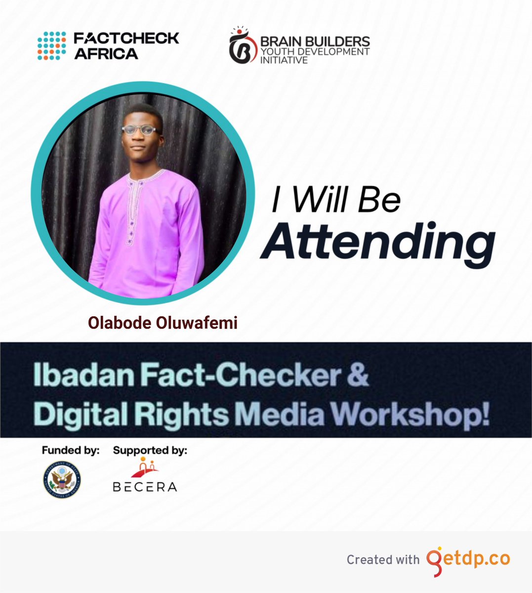 femiolabode01's tweet photo. I just got accepted into the FactCheckAfrica Fact-Checker Media Workshop.
Let's champion truth together!
#FactCheckerWorkshop #MediaLiteracy #FightAgainstDisinformation #FactCheckAfrica #JournalismTraining #CriticalThinking #MediaForChange https://t.co/D561zne7TF