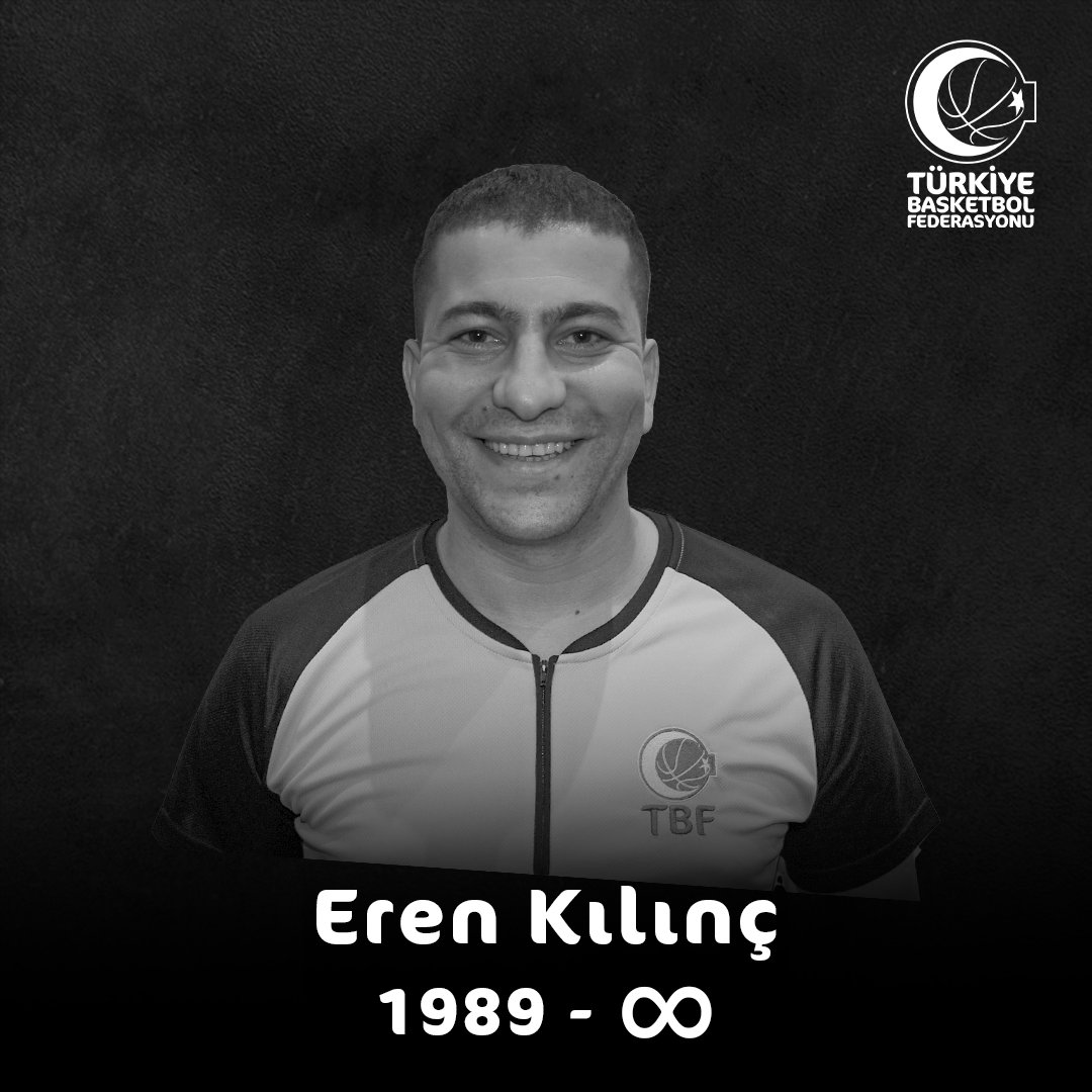 TBF's tweet photo. Ülkemizi derinden sarsan 6 Şubat deprem felaketlerinde kaybettiğimiz milli basketbolcumuz Nilay Aydoğan ve federasyon hakemlerimizden Eren Kılınç’ı vefatlarının birinci yılında rahmetle anıyor, acılarını hala yüreklerimizde hissediyoruz.

Türkiye Basketbol Federasyonu https://t.co/NXSvbpsHex