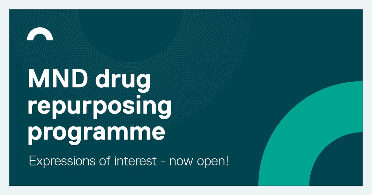 Expressions of interest are open for our MND drug repurposing programme. 🔗lifearc.org/focus-areas/ne… With £5m of funding for preclinical translation, we're investing in cutting-edge research to identify the most promising repurposed drug candidates for MND treatment. #MND #ALS