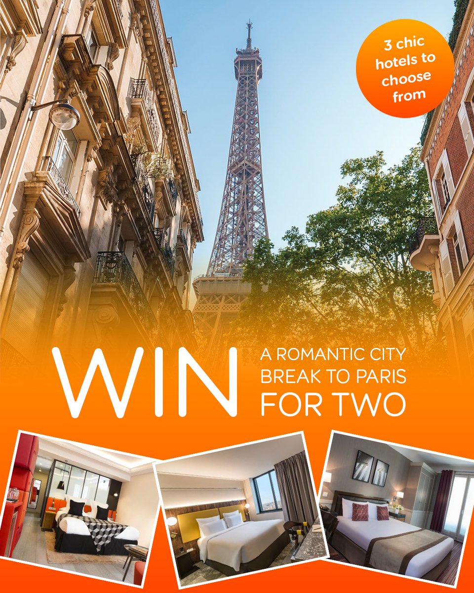 easyJetholidays's tweet image. WIN a 3-night Parisian escape at one of three dreamy hotels💖 
Choose from...
a) Terrass Hotel Montmartre
b) Pullman Paris Montparnasse
c) Elysees Union

To enter...
🔸 Follow @easyJetholidays
🔸 Like the post
🔸 Reply with which of the three hotels you would pick
🔸 Tag a friend