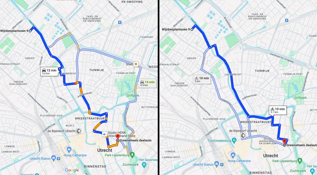 “So how do Dutch cities work? 

Quite simply, they make driving inconvenient and make cycling and public transport quick, easy and enjoyable.
...The network of cycling paths is complete, without gaps or pinch points."

Read more:  globalcyclingnetwork.com/lifestyle/inte…