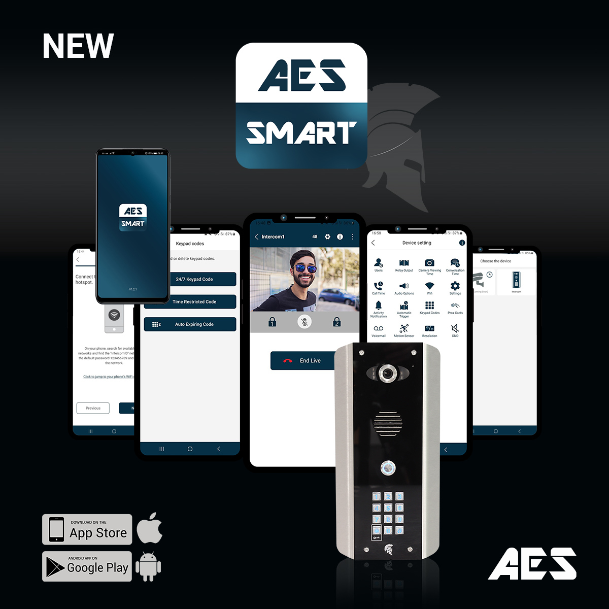 Great news! You can now use the all-new AES SMART APP to control the Praetorian Guard Intercom. aesglobalonline.com/praetorian-gua…

#aesglobal #aessmartapp #smartapp #praetorianguard #aespraetoriangurad #intercom #telephoneentrysystem