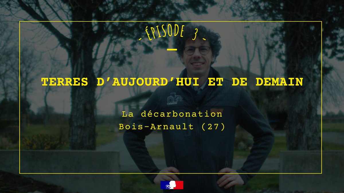 Prefet27's tweet photo. #Agriculture | 3è épisode🎥de la série de la DDTM de l'#Eure "Terres d'aujourd'hui et de demain"

🧑‍🌾A Bois-Arnault, Geoffrey de Wever s'engage pour une agriculture à haute valeur environnementale et la décarbonation de son exploitation.

👉https://t.co/LAvmPTwT5b https://t.co/pSizuGteRa