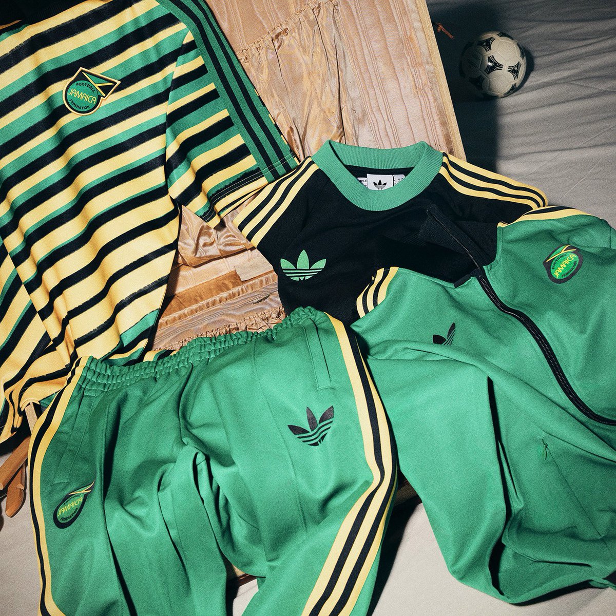 adidasfootball's tweet photo. one love ❤️🇯🇲

introducing the JFF Originals Football Collection - https://t.co/2FfWAQYZtn https://t.co/D296fDLoVa