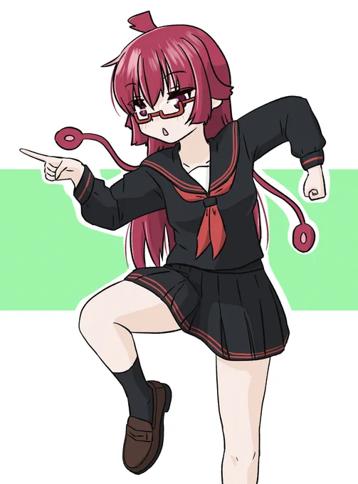 (廿△廿)<今日も異常なし!ヨシ!#ケムリクサ #irodori 