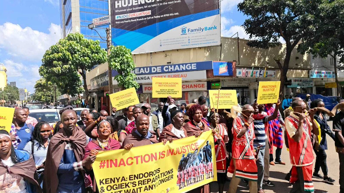 HAPPENING NOW: Dozens of community representatives and activists in #Kenya have gathered to advocate for their rights. #InactionIsInjustice