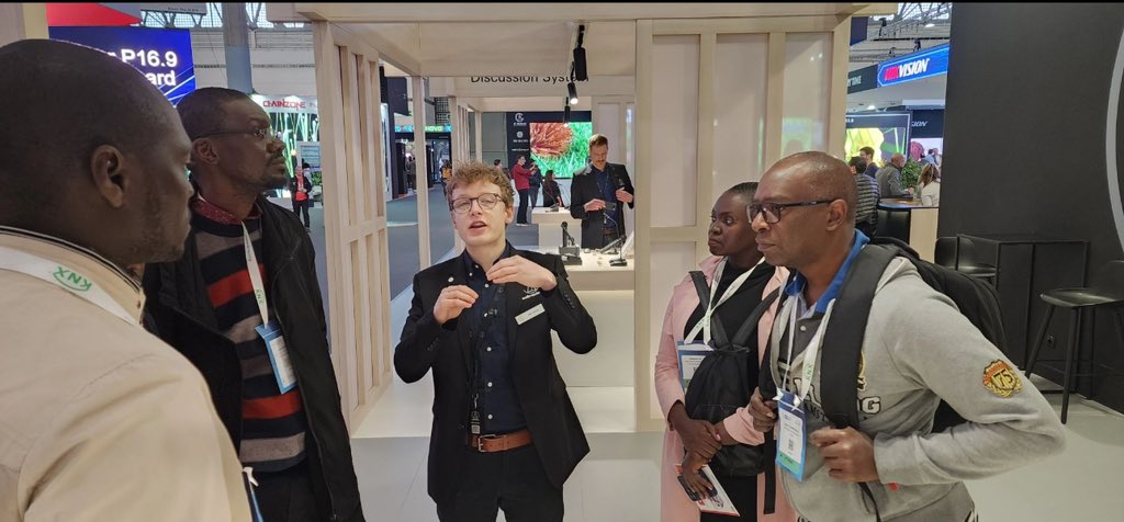 BCC_UG's tweet photo. An exclusive showcase on the closing day of Integrated Systems Europe, was hosted at the prestigious @AudioTechnicaEU booth! Don’t miss out on the latest in AV innovation &amp; integrated systems. Let’s dive into the future of tech together! #ISE2024  #AudioVisual #SystemIntegration https://t.co/nfB3VxBQnn