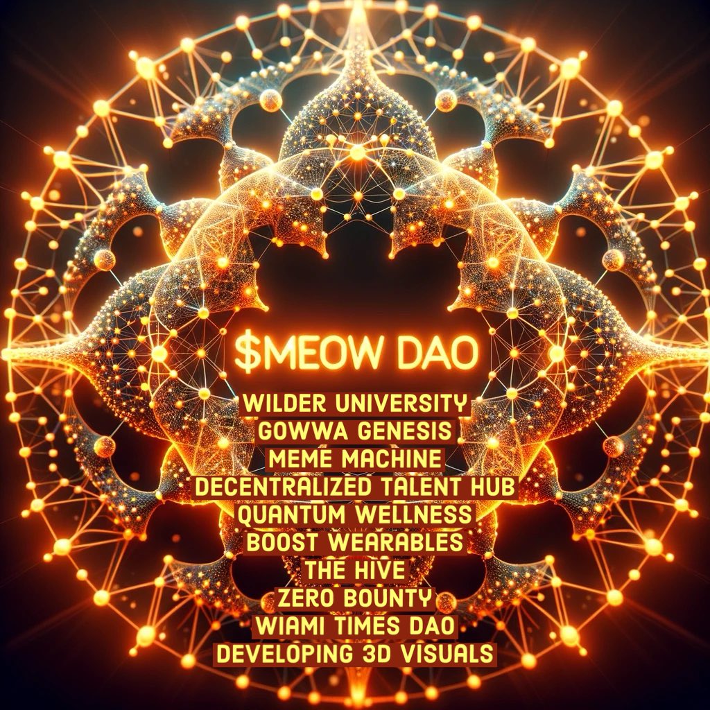ShinyWilder's tweet photo. United We Stand. The Fractal DAO Mesh ����️
Artwork inspired by a conversation between n3o and Gaio during an AMA on March 23, 2022 ✨
#WUWave @wuedu369 https://t.co/bWXoJHdTKq