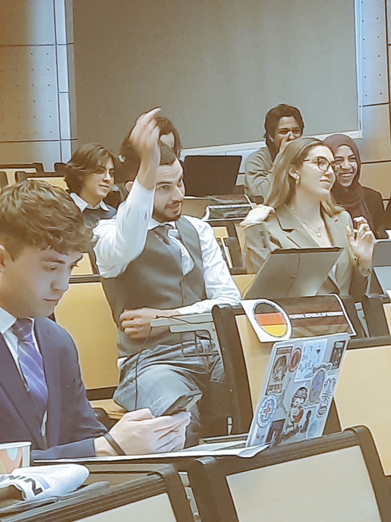 BbcIc598408's tweet photo. The delegation of Germany recieves 2 warnings in a row as they overly expressed their indignation! 
#UNPFII @nimunpress https://t.co/Vo5Ix9ePXu