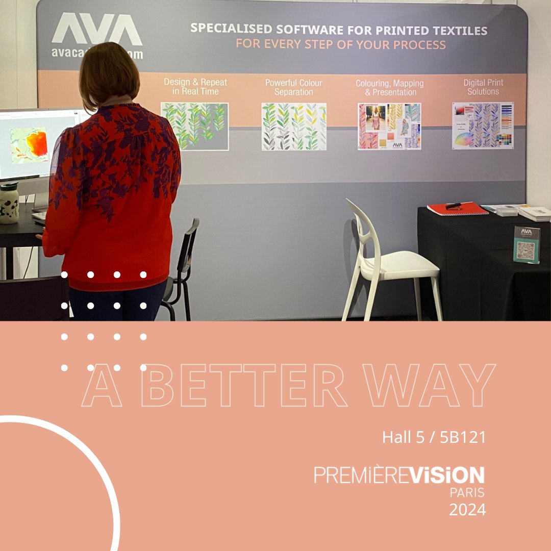 avacadcam's tweet image. Bonjour from Paris! 👋

AVA is exhibiting at Première Vision in Paris, from February 6th-8th.

📍Join us at stand 5B121 to discover our latest innovations &amp;amp; solutions for the textile industry. Let’s explore ‘a better way’ together!

#PremiereVision #textiles #fashion