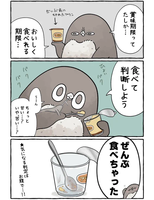 ぜんぶ食べちゃったアデリーペンギン。#虚無かわいいアデリーペンギン 