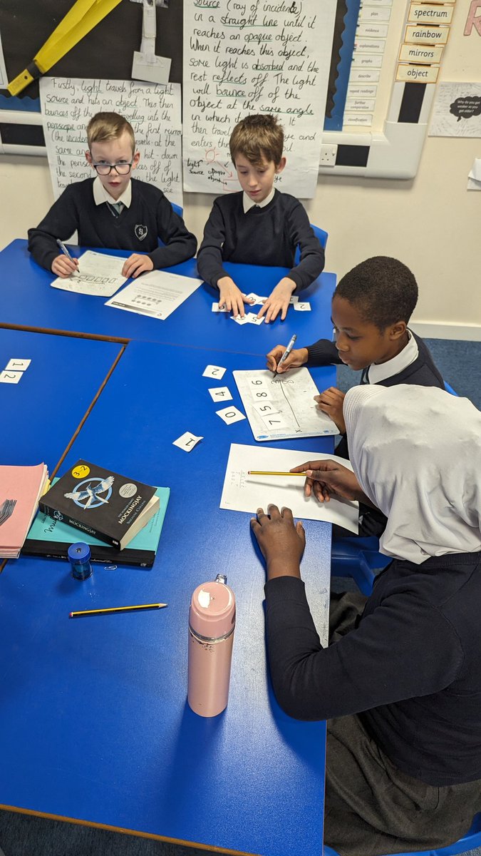 SHPSYear6's tweet photo. Year 6 are working really hard this morning investigating a complicated maths problem. Lots of discussions are being had and plenty of reasoning...we are really challenging ourselves! #TeamSomers https://t.co/kt8tOewhs1