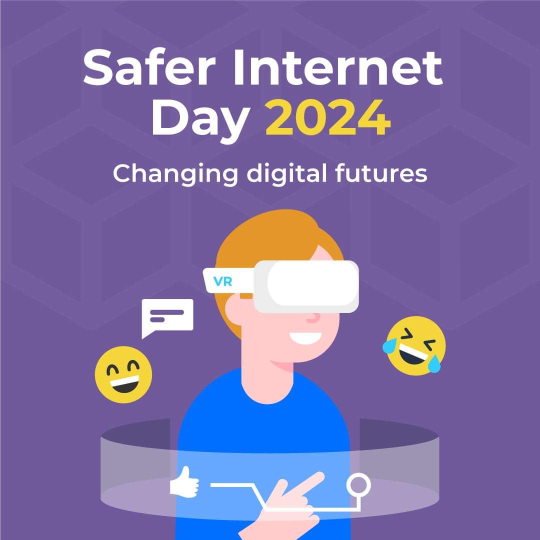 Take time to talk about internet use with the young people you know. #SaferInternetDay #SID2024 #onlinesadety @safeinternetday