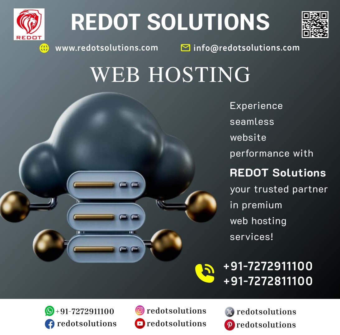 redot_solutions's tweet image. 🌐 Ready to launch your website? Secure reliable #WebHosting with #REDOTSolutions PVT LTD! 🚀

Elevate your #OnlinePresence and ensure a smooth user experience with REDOT SOLUTIONS PVT LTD as your web hosting partner!

 #HostingRegistration  #WebsitePerformance #ReliableHosting