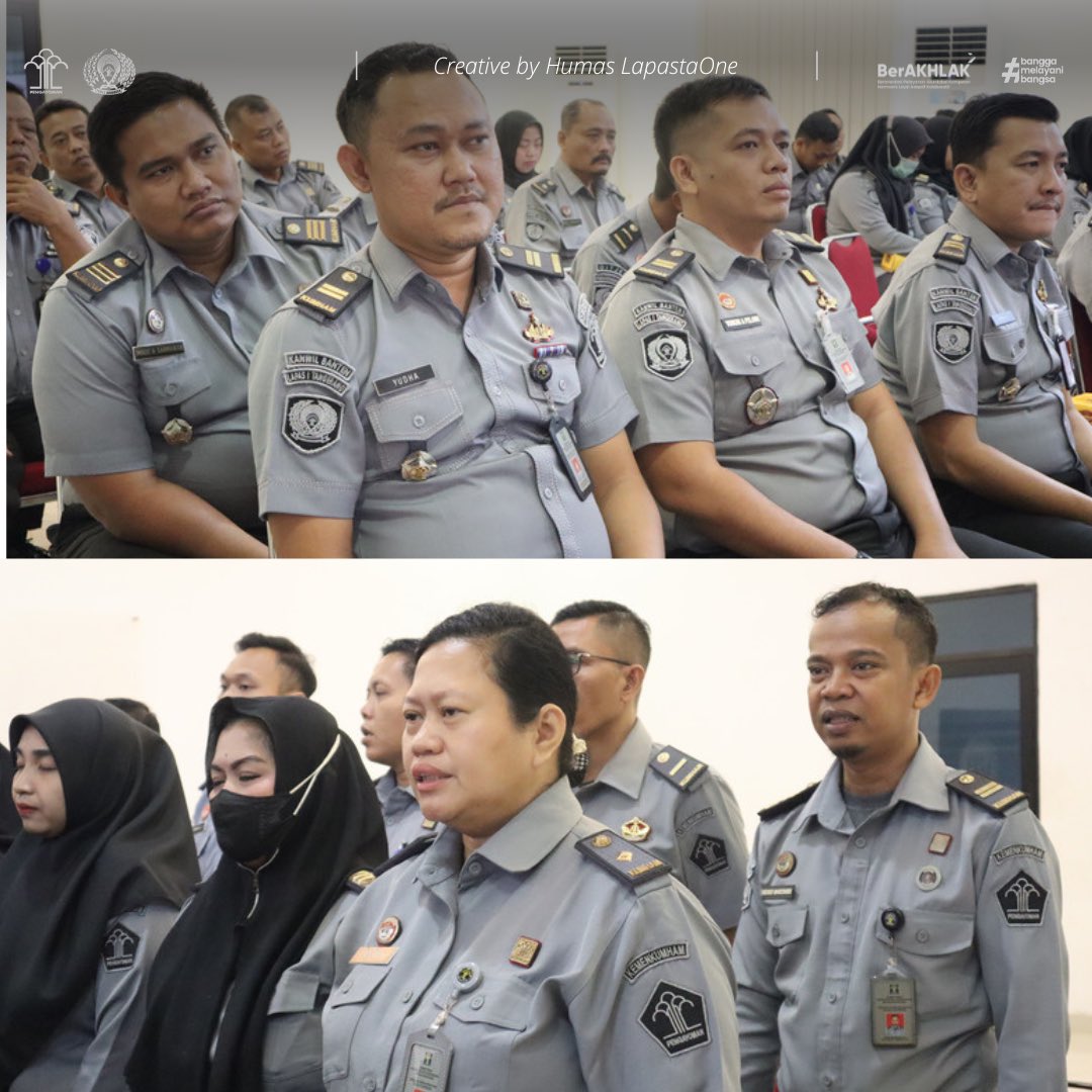 Lapastaone01's tweet photo. Lapas Kelas I Tangerang menerima kunjungan kerja dari Pembimbing kemasyarakatan Ahli Utama Bapak Drs. Nugroho, Bc.IP.,https://t.co/lX7jzi83LL. Dan Sudjonggo Bc.IP., S.H. Penguatan terkait Undang-Undang Nomor 22 Tahun 2022 tentang Pemasyarakatan, Selasa (06/02). https://t.co/spHwzJKhSM