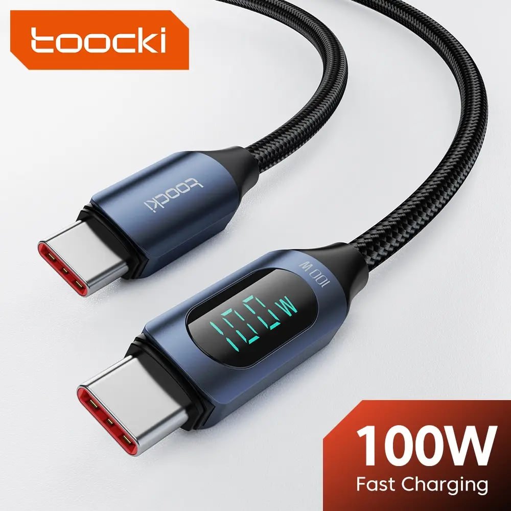 LinksBR - Promoções on X: Cabo USB-C Toocki 100W com Display 1m - R$21,31  2m - R$35,33   / X