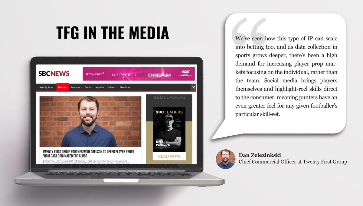 .@SBCGAMINGNEWS interviewed our very own Dan Zelezinski with @AbelsonInfo on the latest trends and innovations shaping the gaming and media sectors. This piece dives into how data and analytics that power insights for football clubs can help operators address sector-wide pain…