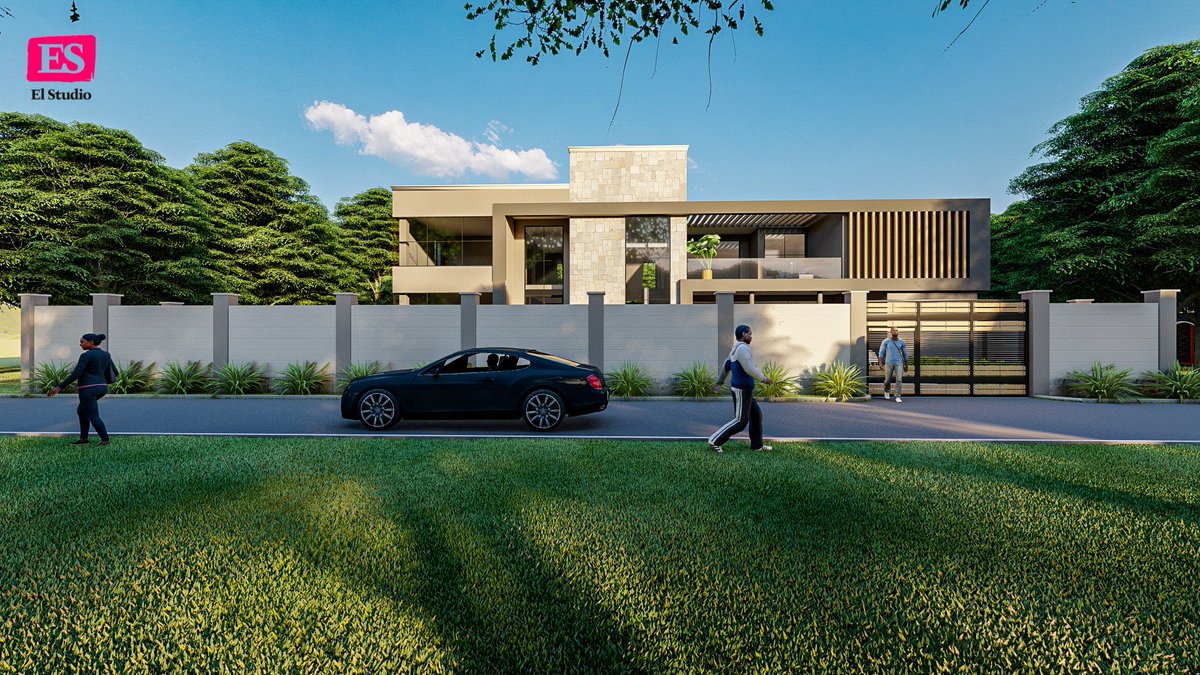 ElStudio_ug's tweet photo. Modern comfort and the elegance of contemporary architecture captured in this stunning 3D. An escape from traditional Ugandan architectural styles https://t.co/WAamLJ0neT