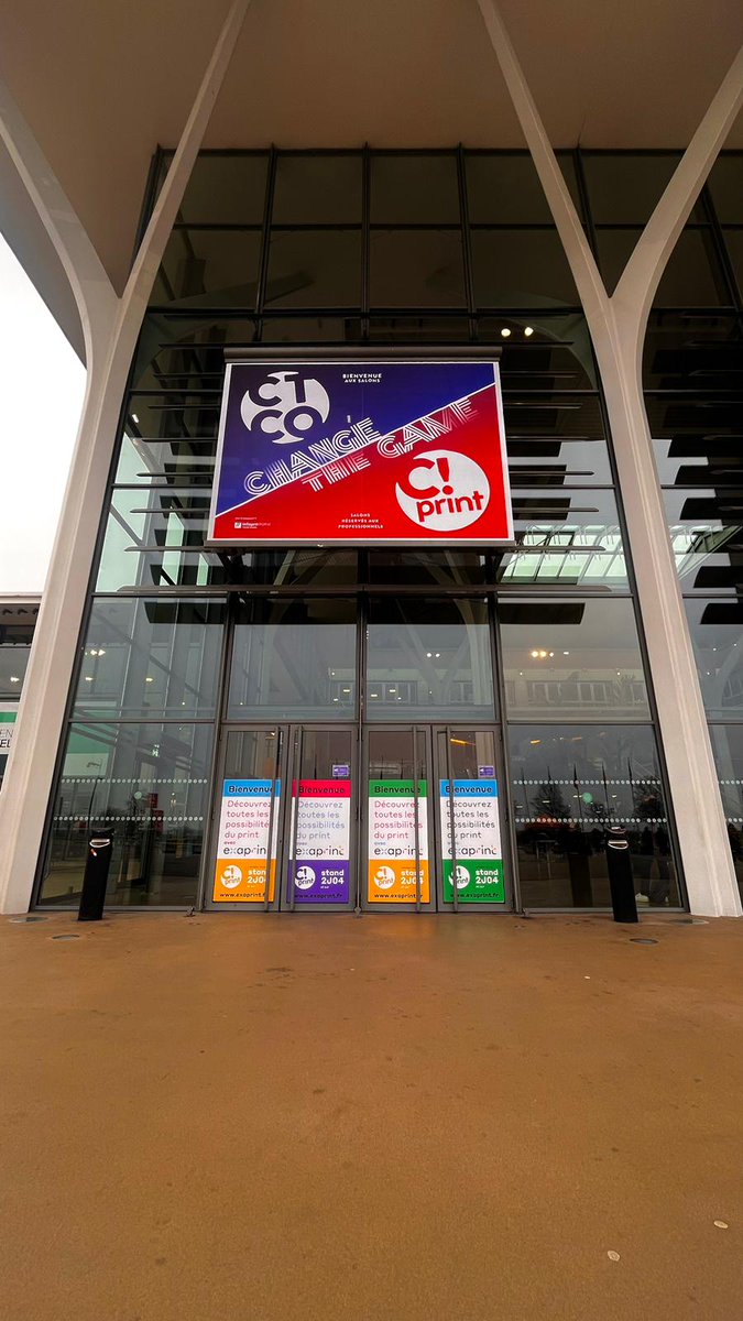 Salon_CPrint's tweet photo. 🎊 Le salon #CPrint2024 ouvre ses portes à Eurexpo Lyon !
3 jours pour échanger avec les leaders de la communication visuelle et des industries graphiques ⚡
📆 6-7-8 février 2024
🎟️ https://t.co/KXBi83VXUI https://t.co/OXNgPh5JHj