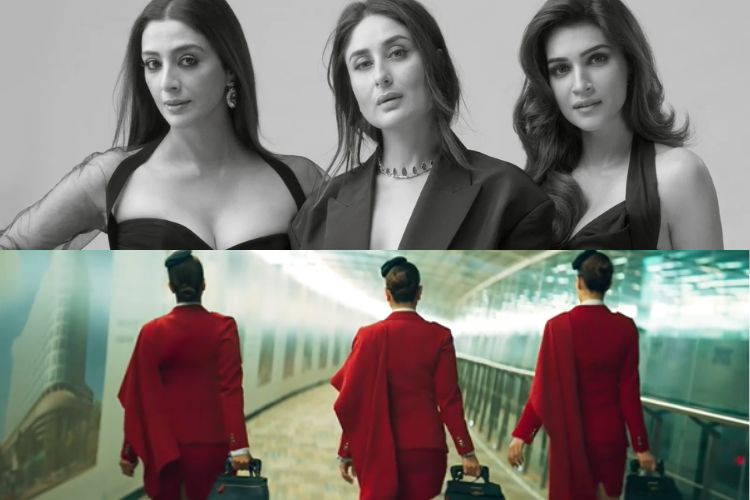 btown_magic's tweet photo. Ready for takeoff? 🛫 Don't miss the first promo of 'The Crew' starring #KareenaKapoor, #Tabu, @kritisanon, and @diljitdosanjh! Let's soar into laughter together! 
#TheCrew #Bollywood #FirstLook #YashRajFilms #YRF

https://t.co/GWBtoLirQ4 https://t.co/TmeBjGQwxq
