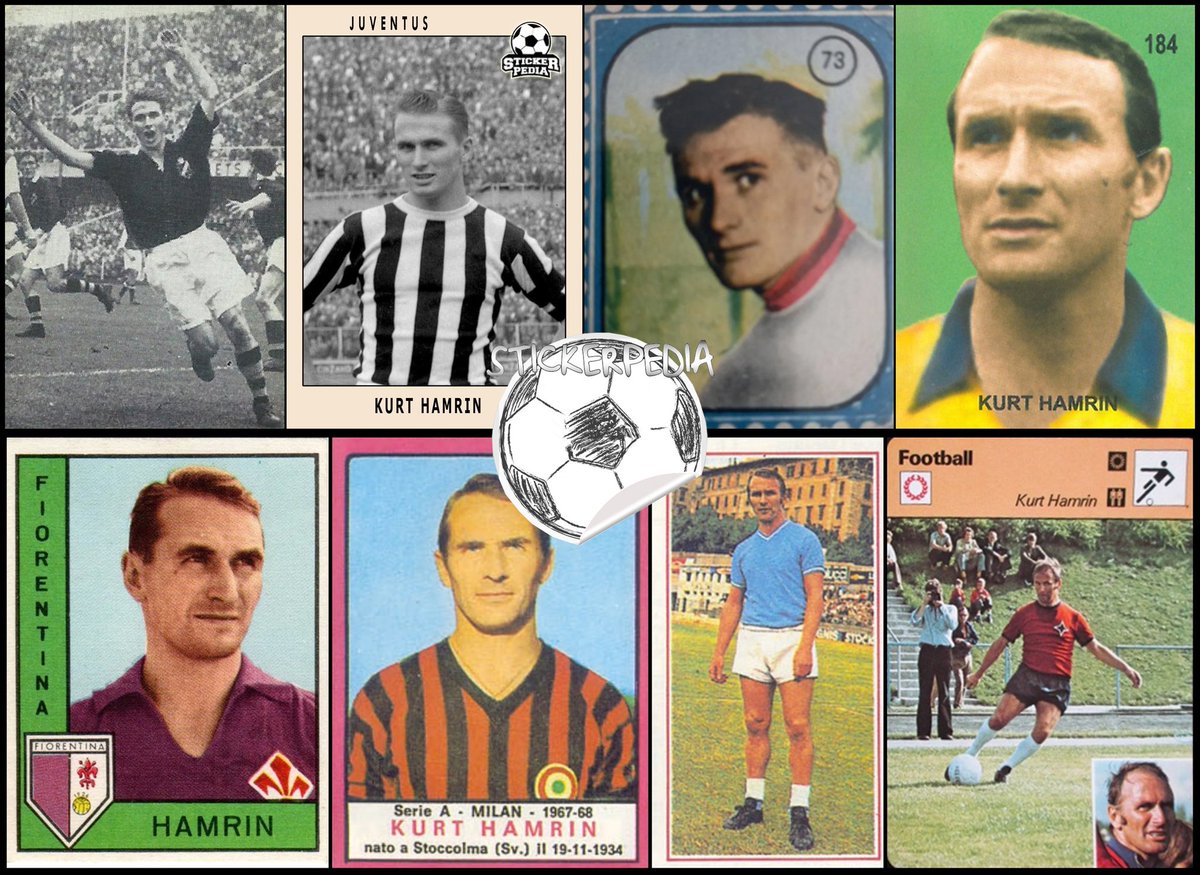 Stickerpedia1's tweet photo. #RIP Kurt Hamrin [19.11.1934. - 4.2.2024.]

Legendary Swedish footballer and one of the best goalscorers in the history of Serie A. He played for AIK, Juventus, Padova, Fiorentina, Milan, Napoli and IFK Stockholm. 
#kurthamrin https://t.co/lbfmV8mP6O