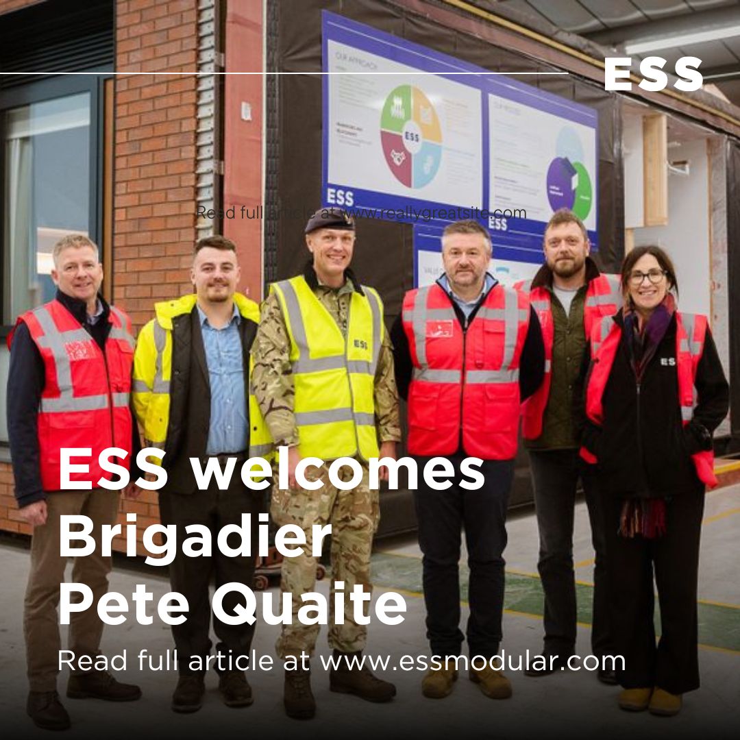 ESS Modular (@essmodular) on Twitter photo ESS welcomes Brigadier Pete Quaite, the <a href="/BritishArmy/">British Army π¬π§</a> Head of Infrastructure Plans to view the new modular Single Living Accommodation (SLA) prototype, which is set to be delivered across several defence sites.
View the full article at essmodular.com
#ModularLiving #Army ESS welcomes Brigadier Pete Quaite, the <a href="/BritishArmy/">British Army π¬π§</a> Head of Infrastructure Plans to view the new modular Single Living Accommodation (SLA) prototype, which is set to be delivered across several defence sites.
View the full article at essmodular.com
#ModularLiving #Army