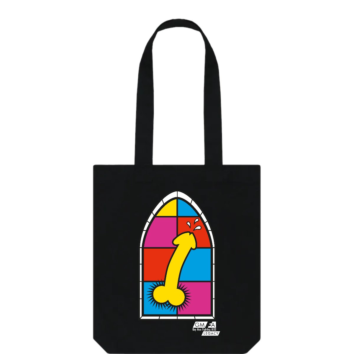 Did you know you can buy amazing GMFA merch and the profits go towards @lgbthero's HIV work? Check out the 'Stained Glass' line based on our classic 'The Rules' leaflet from 2001. You can view the full collection here: lgbt-hero.teemill.com/collection/gmf… #LGBTHM24 #LGBTHM