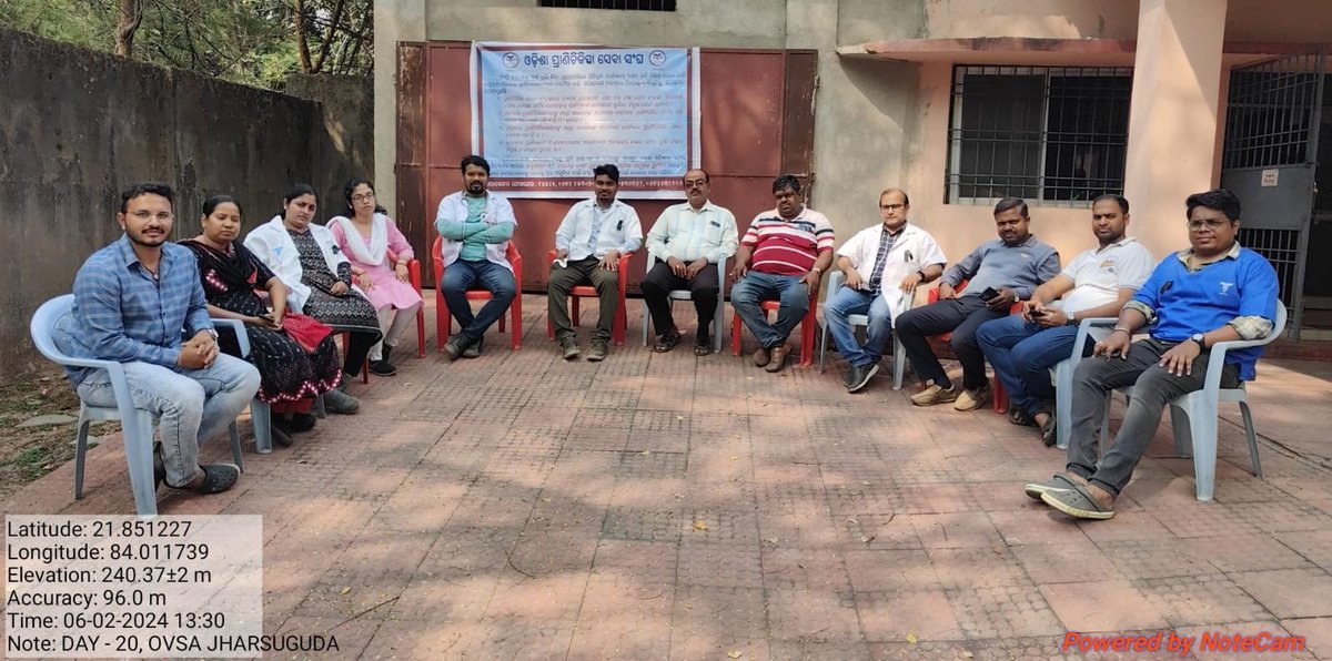 Mass leave of OVSA Jharsuguda Day-20 continue
ପ୍ରାଣୀଙ୍କ ଦୁଃଖ ବୁଝିବ କିଏ????
<a href="/CMO_Odisha/">CMO Odisha</a> <a href="/dm_jharsuguda/">Collector and DM, Jharsuguda</a> @farddept <a href="/dahvsodisha/">Directorate of AH&VS Odisha</a> #OdishaVetsOnProtest
