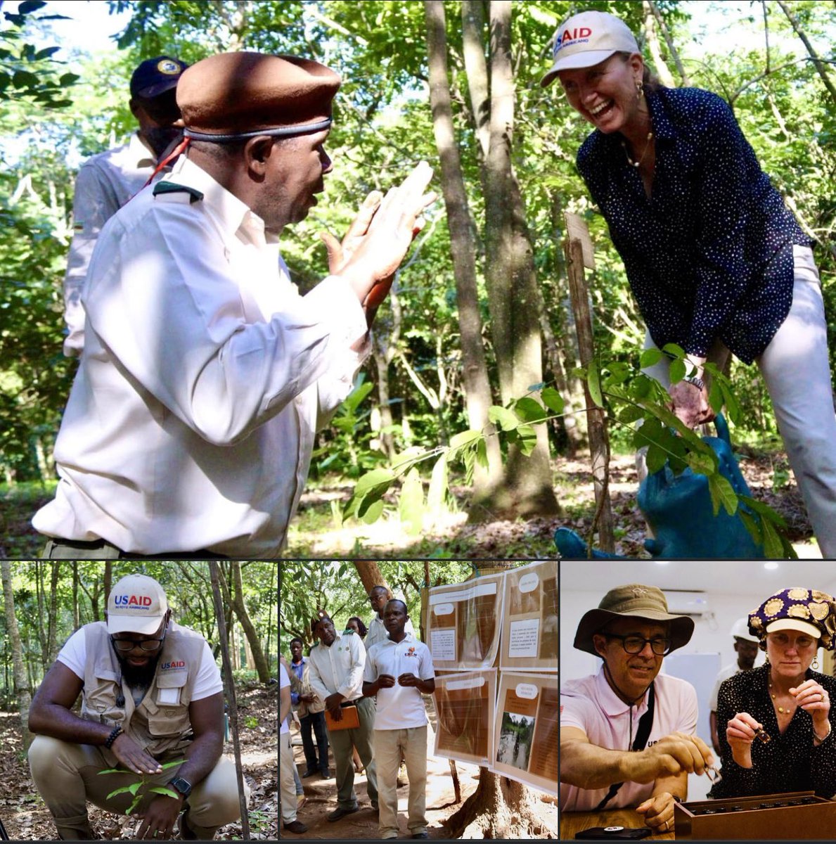 GorongosaPark's tweet photo. Administradora adjunta da USAID visita Parque Nacional da Gorongosa. https://t.co/53GiL3T6rm... https://t.co/uPDXQXbIKP