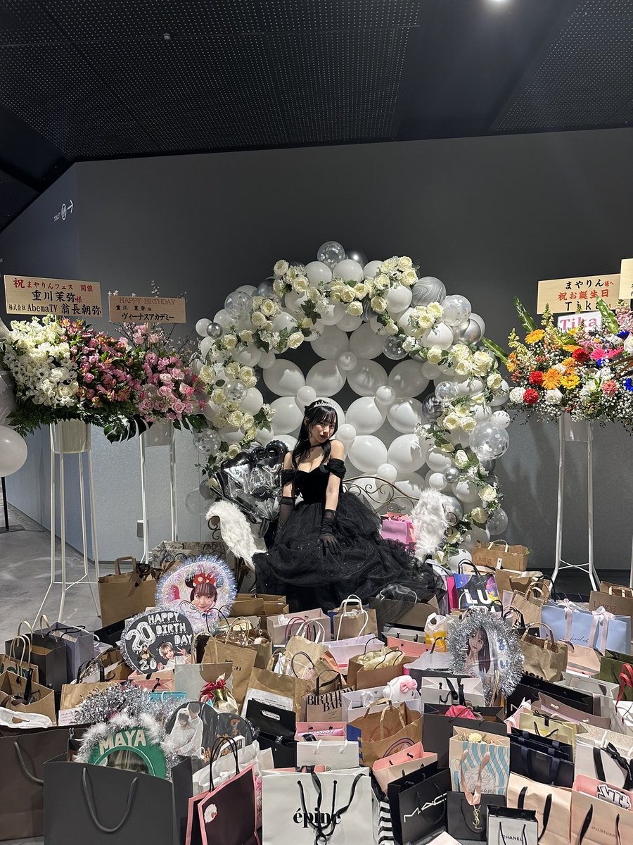 20歳のバースデーイベント🩶🩶
しあわせで余韻いっぱい。( ･ ･̥  )