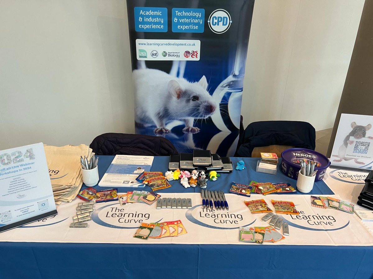 TLC_Development's tweet photo. Gill & Ian are ready to meet you at our trade stand
@InstAnimalTech Annual Technician Symposium West Middlesex Branch Symposium today @TheCrick Learn more about about 24% discount on Live Webinar workshops and pick up some @TLC_Development goodies #CPD #Animaltechnology #IAT https://t.co/lh3UxVeohD