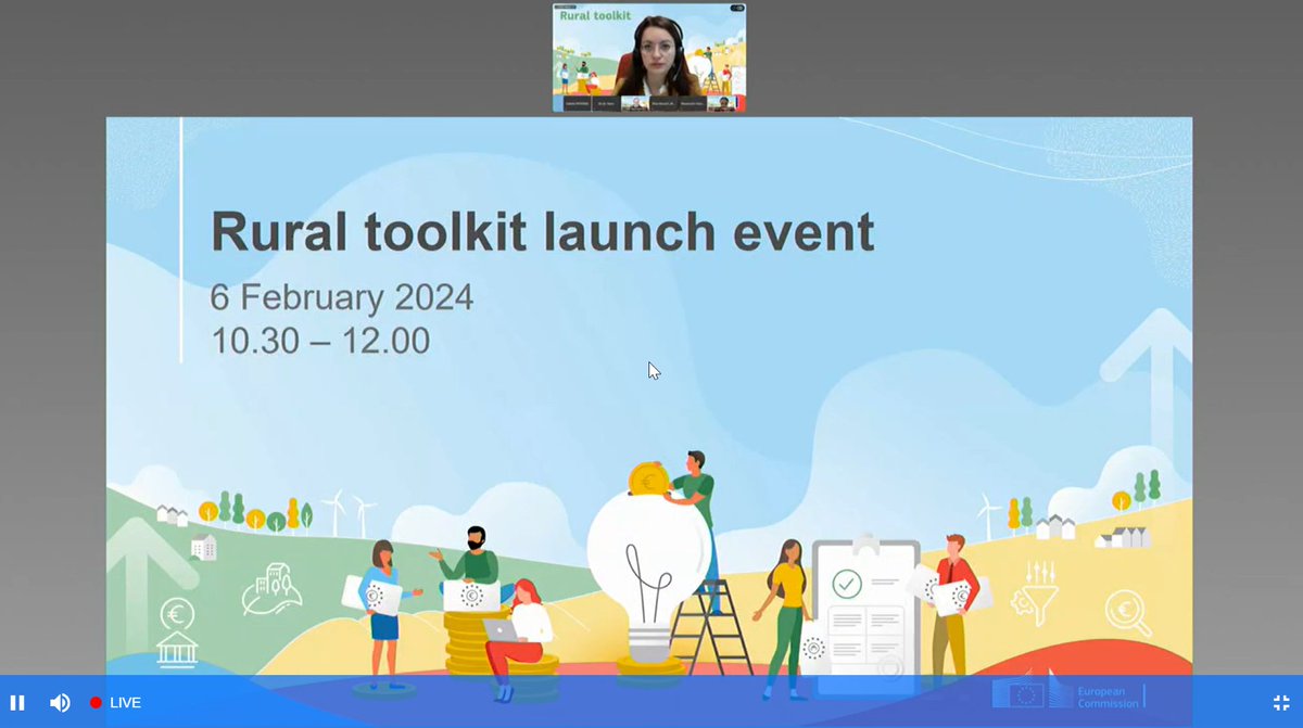 Plenty of EU funding & support initiatives are at hand for rural communities to develop their territories.

Developed by JRC the #RuralToolkit is the new online guide to discover the most appropriate schemes & take full advantage of them.
#OneStopShop
Live:webcast.ec.europa.eu/rural-toolkit-…