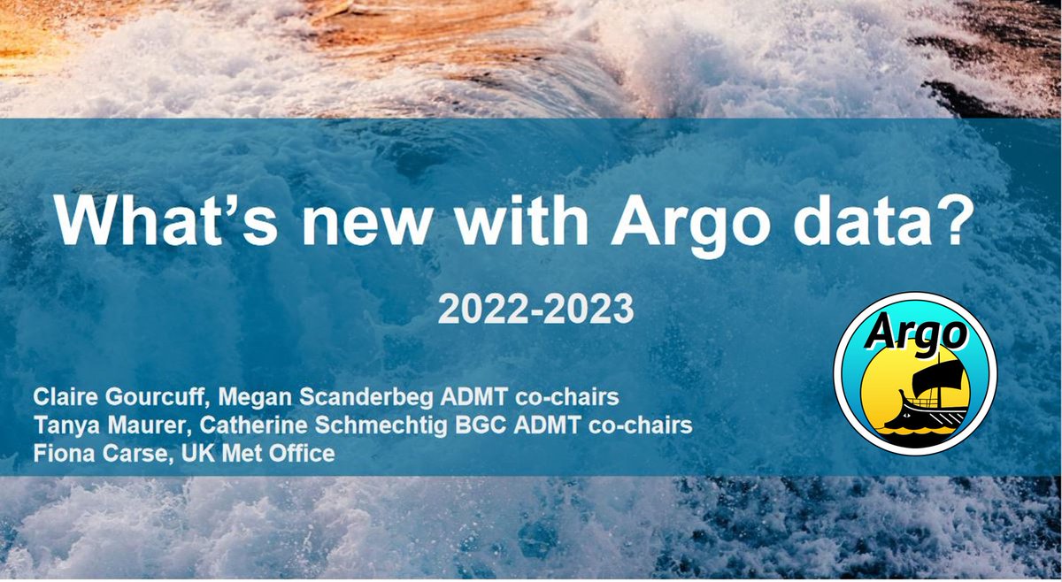 📢Are you an #argofloats data user? Want to know what's new with Argo data? Have a look at this blog post: ➡️argo.ucsd.edu/whats-new-with…