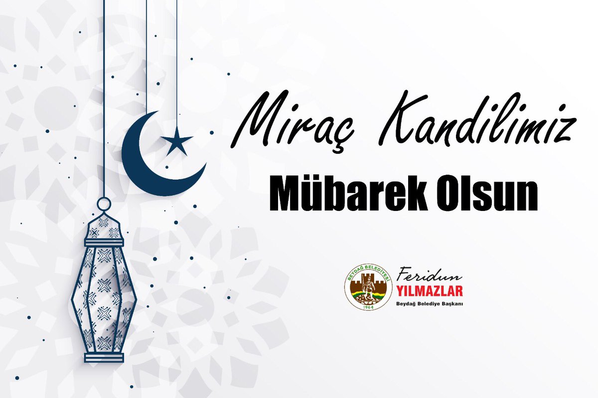 Miraç Kandili’nin tüm İslam alemine ve dünyaya barış, huzur ve kardeşlik getirmesini temenni ediyor; depremde yitirdiğimiz tüm canlarımıza Allah'tan rahmet diliyorum.

 #MiraçKandili'miz mübarek olsun.