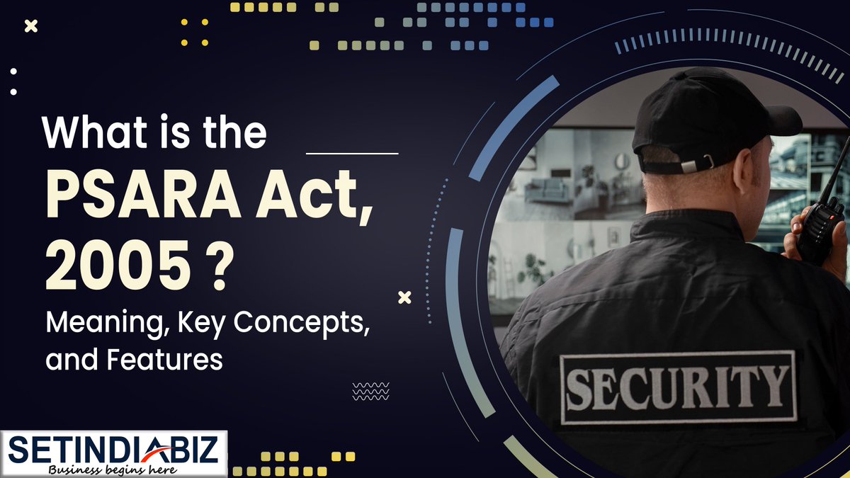 gaurikaverma89's tweet photo. Unlock the key to security regulations in India with the PSARA Act! 🛡️ Learn about the Private Security Agencies Regulation Act and its impact on ensuring safety standards. Dive deeper into the topic here:  https://t.co/AW3hwhAyYZ
#PSARAAct #SecurityRegulation #Setindiabiz https://t.co/AXYXMEwyh2