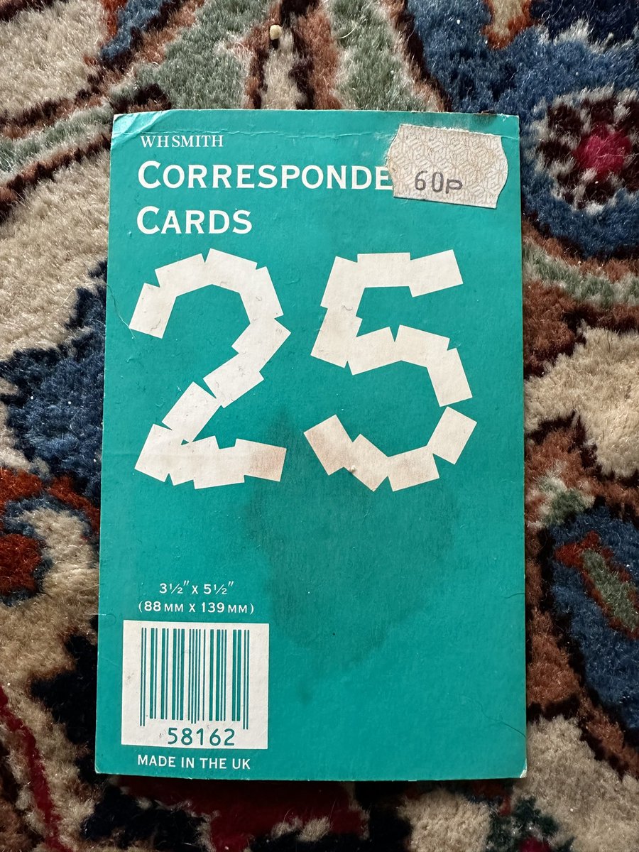 I count 22 cards so this must have been back before the invention of mindsmile