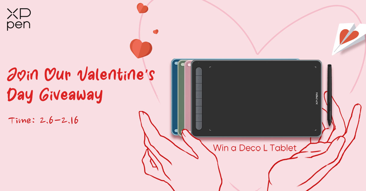 xppenusa's tweet photo. Valentine's Day GIVEAWAY Alert! 💖

🎁 PRIZE:
#XPPen Deco L Tablet
Product Link: https://t.co/s8apkRvgfl

👉 Rules:
Follow @xppenusa
Like and retweet this post
Tag two friends and comment with heart emojis to spread the love! ❤️💕

⏳ Giveaway ends on 2/16 at 11:59 PM PST. https://t.co/UruuhJAmHR
