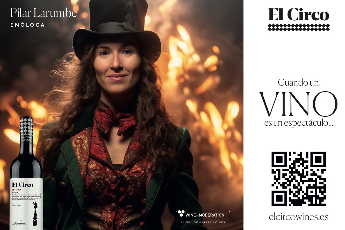 D.O. Cariñena | El Vino que Nace de las Piedras (@vino_piedras) on Twitter photo La bodega <a href="/GrandesVinos_CA/">Grandes Vinos</a> presenta en la <a href="/bcnwineweek/">Barcelona Wine Week</a> su nueva campaña de marketing donde la #IA es la protagonista, pero en la que también lo son todo su equipo comercial.
Descúbrelo en 🍷🎪👉🏼elcircowines.es
#DOCariñena #ElVinoQueNaceDeLasPiedras #vino #winelover La bodega <a href="/GrandesVinos_CA/">Grandes Vinos</a> presenta en la <a href="/bcnwineweek/">Barcelona Wine Week</a> su nueva campaña de marketing donde la #IA es la protagonista, pero en la que también lo son todo su equipo comercial.
Descúbrelo en 🍷🎪👉🏼elcircowines.es
#DOCariñena #ElVinoQueNaceDeLasPiedras #vino #winelover